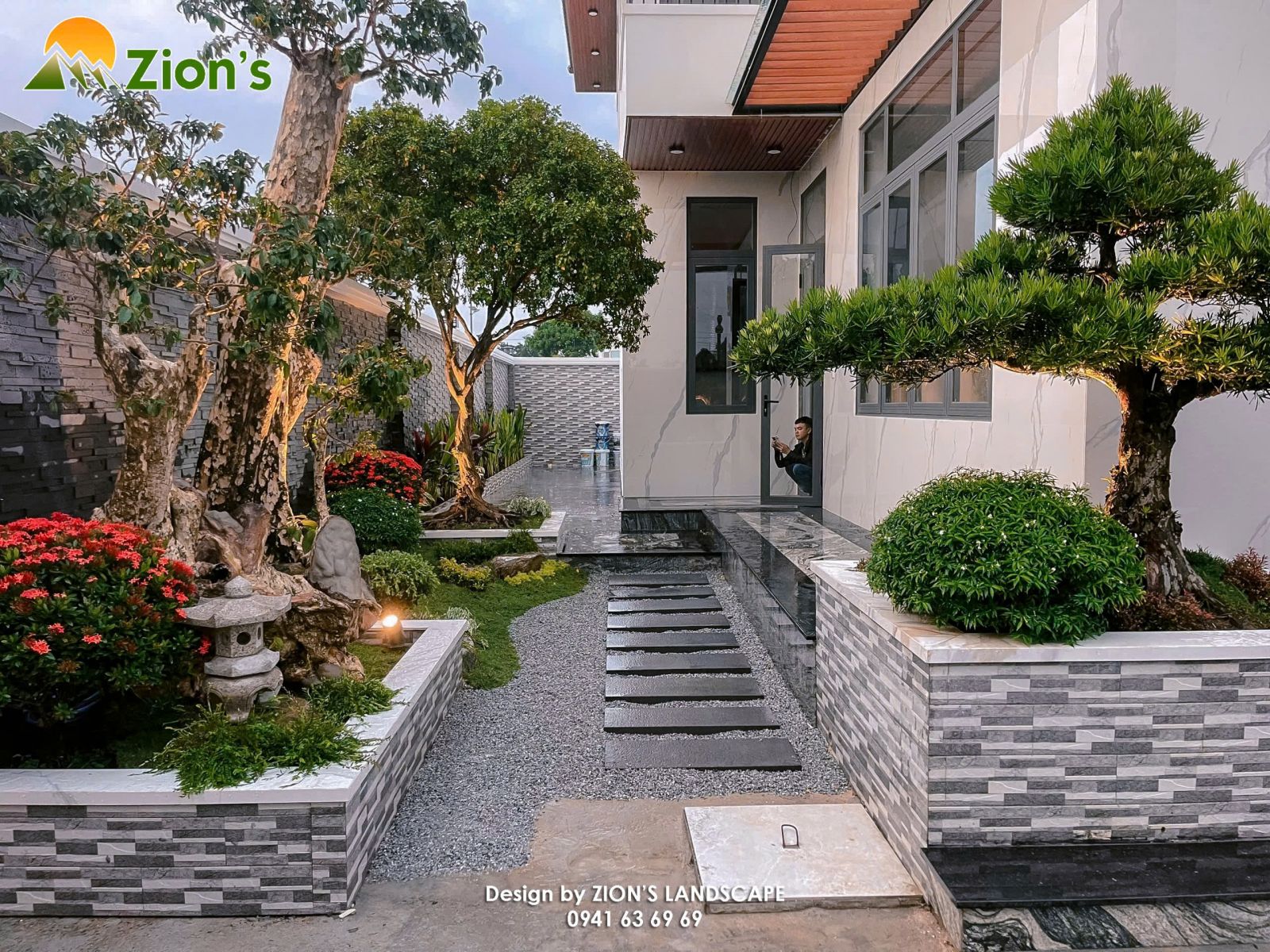 Thiết kế thi công sân vườn Tây Ninh - Zion's